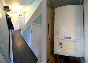 Hallway and Boiler- click for photo gallery